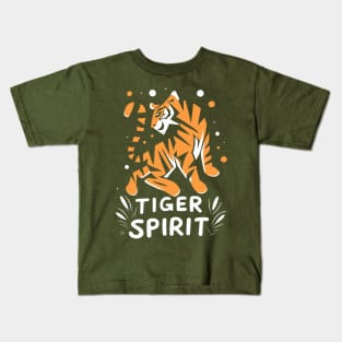 Tiger Spirit: Unleash Your Inner Power Kids T-Shirt